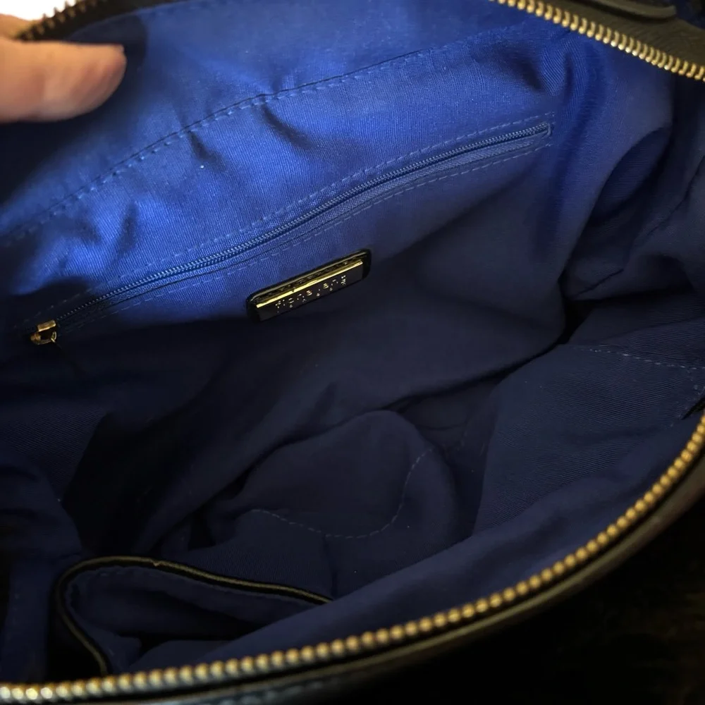 FIONA LANG Elegant Black Faux Fur Handbag - Picture 4 of 7